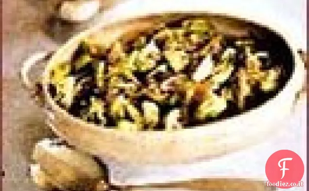 Cavoletti di Bruxelles arrostiti in padella con pancetta
