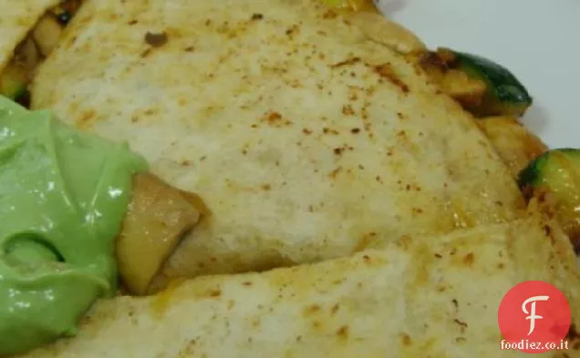 Quesadillas di verdure piccanti