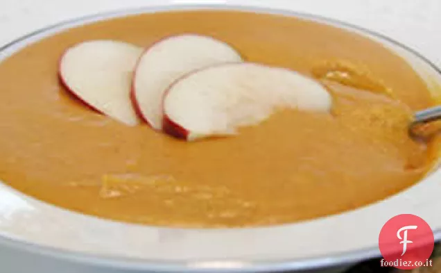 Zucca cremosa con zuppa di cannella