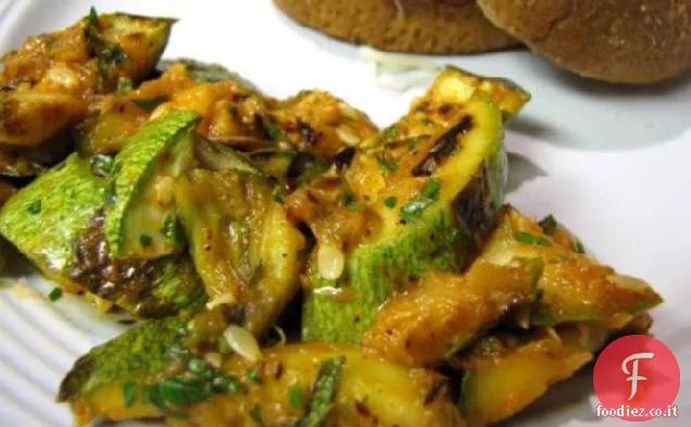 Insalata di zucchine grigliate