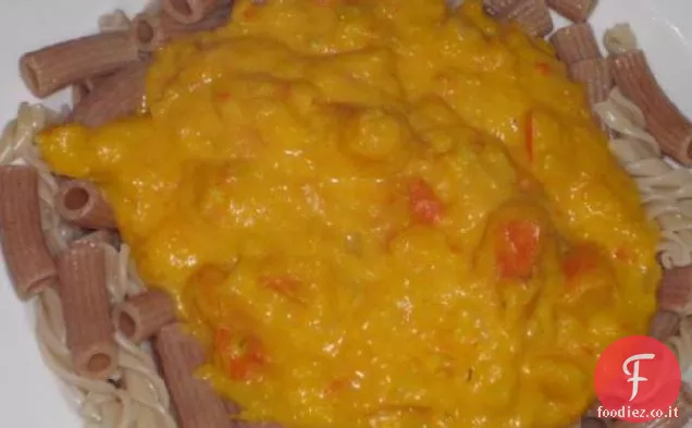 Salsa di pasta di zucca Hokkaido cremosa