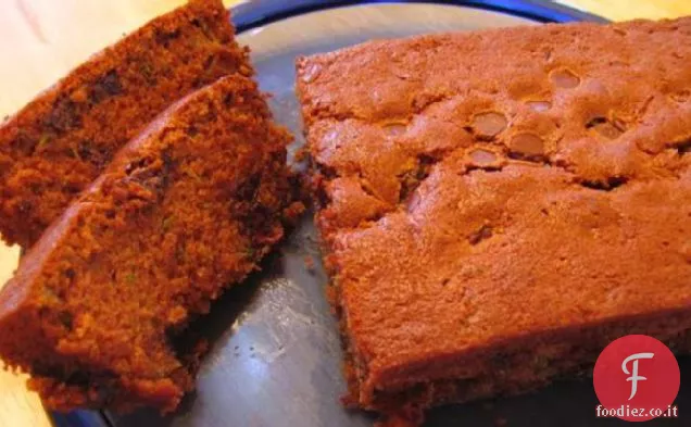Pane di zucchine con gocce di cioccolato