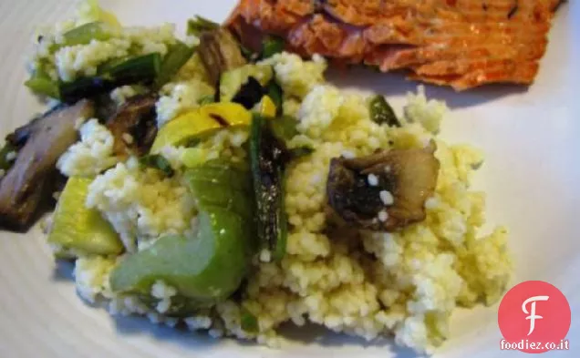 Insalata di couscous di verdure arrosto
