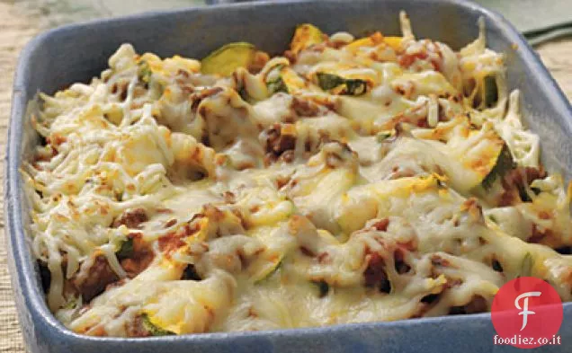 Casseruola di manzo e polenta italiana