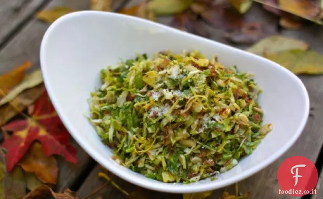 Cavoletti di Bruxelles saltati in padella con limone e parmigiano