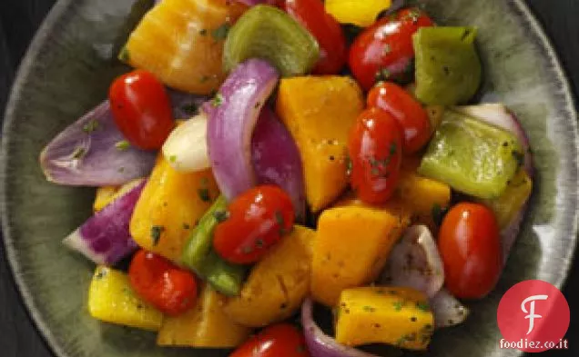 Padella di verdure arcobaleno