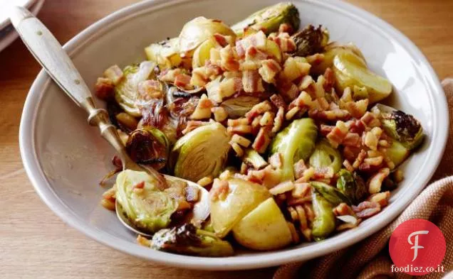 Cavoletti di Bruxelles arrostiti con Pancetta