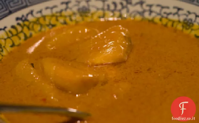 Zucca e curry di patate