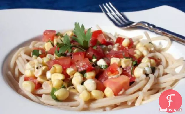 Estate Pomodoro-Mais Salsa Cruda (Salsa cruda) per la pasta