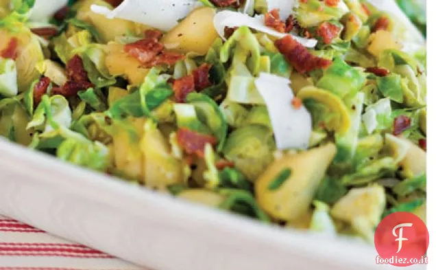 Cavoletti di Bruxelles saltati con mele