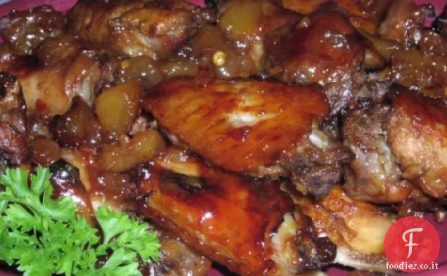 Dolce N ' Ali di pollo piccante
