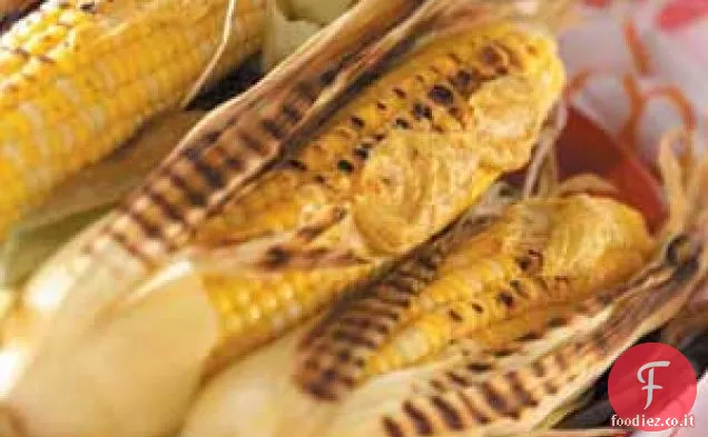 Mais al curry sulla pannocchia