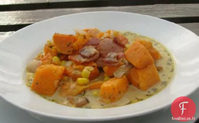 Zuppa di patate dolci