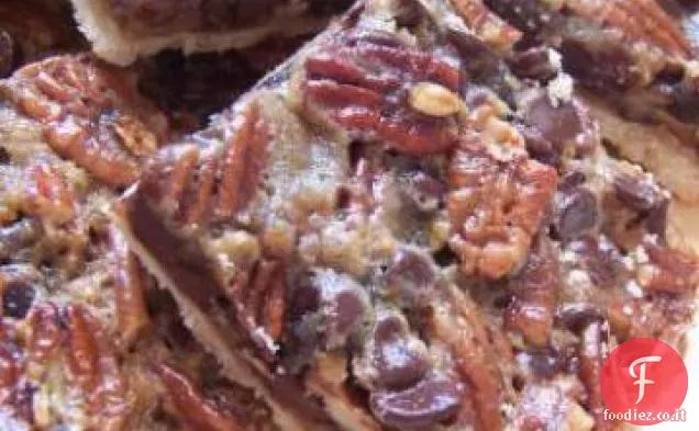 Barrette di cioccolato Pecan Pie