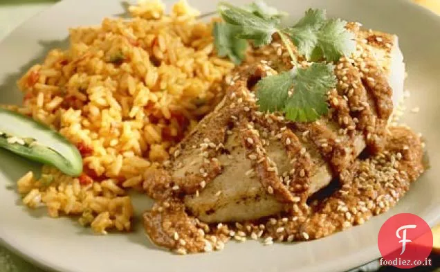 Pollo con salsa di talpa