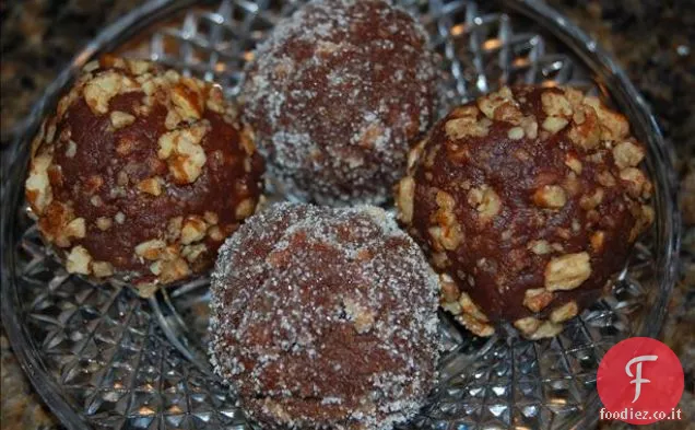 Arancione cordiale Fudge palle