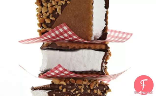 Panini con biscotti marshmallow