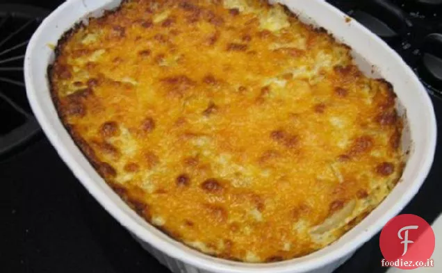 Casseruola di mais di cipolla dolce
