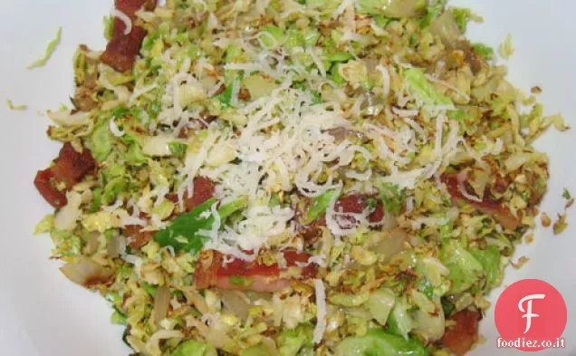 Cavoletti di Bruxelles con Pancetta e Parmigiano Reggiano