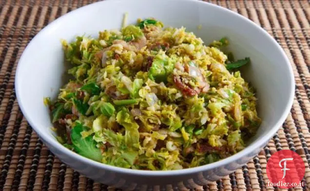 Cavoletti di Bruxelles con pancetta e limone