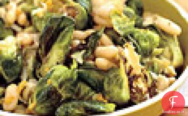 Cavoletti di Bruxelles con Fagioli Bianchi e Pecorino