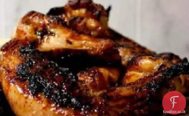 Ali di pollo dolci, appiccicose e speziate