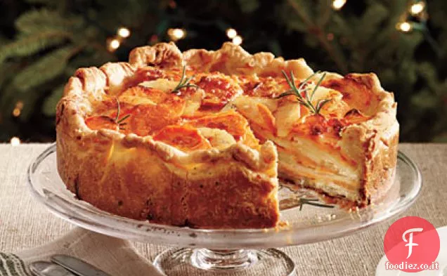 Gratin di patate con crosta di Rosmarino