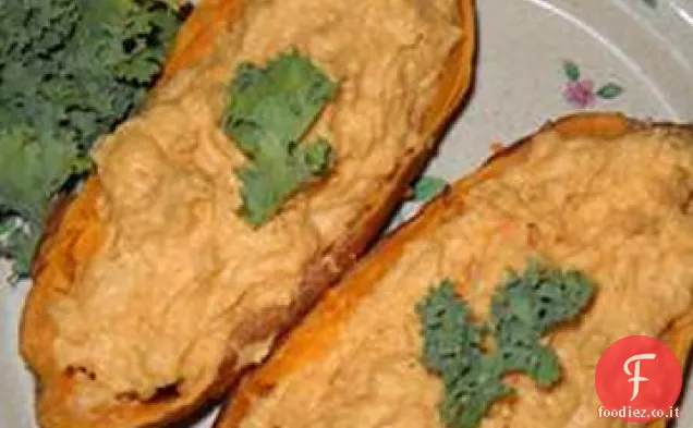 Patate dolci al forno due volte