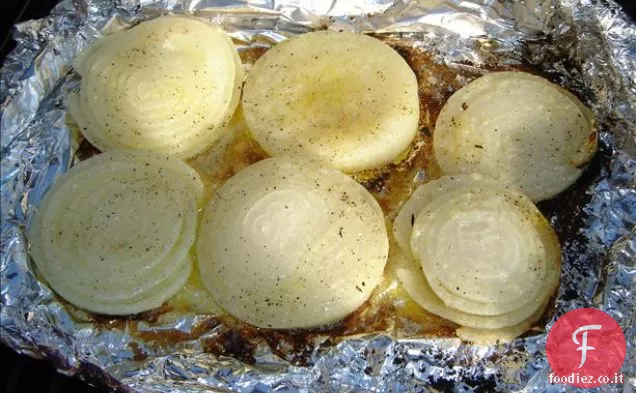 Capesante di mare al burro marrone con patate dolci allo zenzero Ww