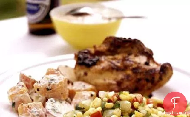 Insalata di due patate con Crème Fraîche