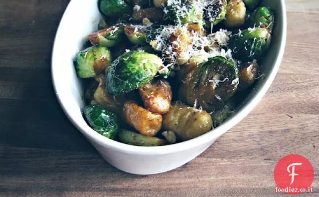 Gnocchi di Patate Dolci con Cavoletti di Bruxelles e Noci