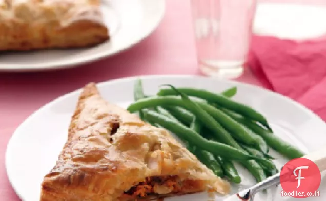 Torte di pollo e patate dolci