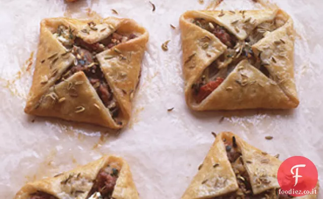 Crostate di salsiccia e Feta