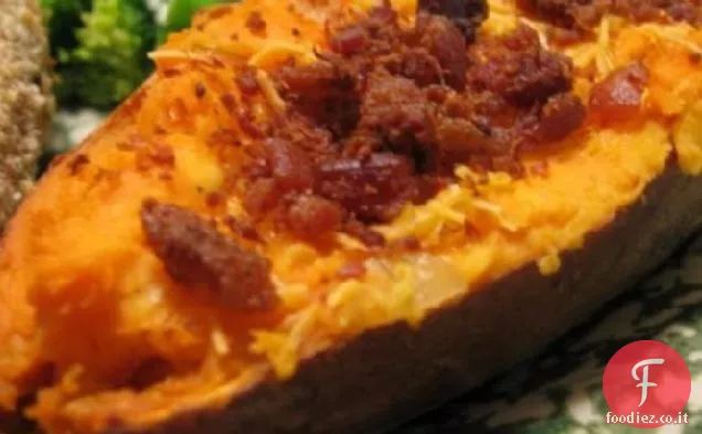 Patate dolci al forno due volte