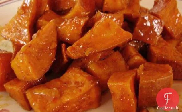Dolce e piccante Patata dolce cuocere