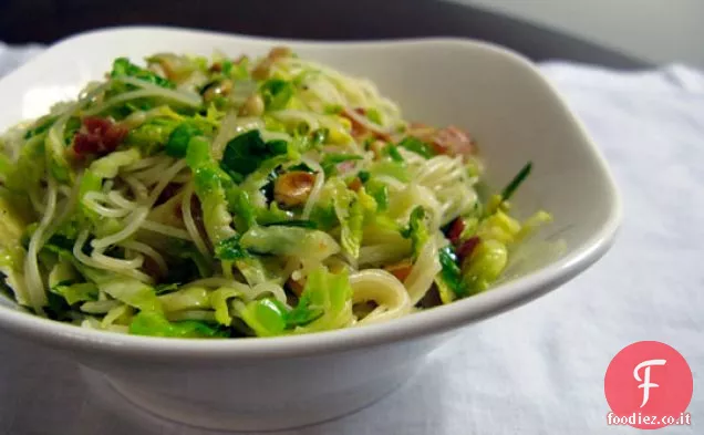 Pasta Con Cavoletti di Bruxelles rasati e Pancetta