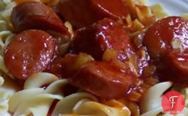 Kielbasa in agrodolce