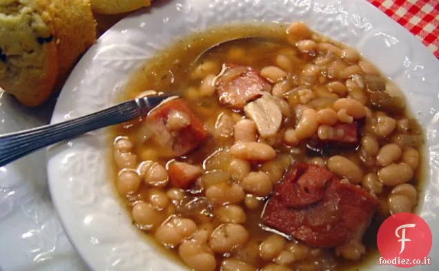 Pentola di coccio Prosciutto e fagioli