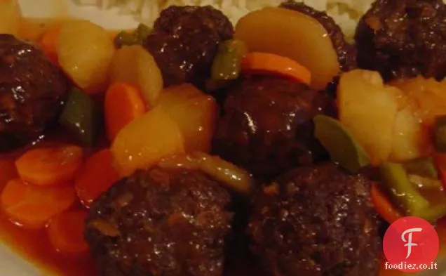 Polpette in agrodolce (Polpette in agrodolce orientali)