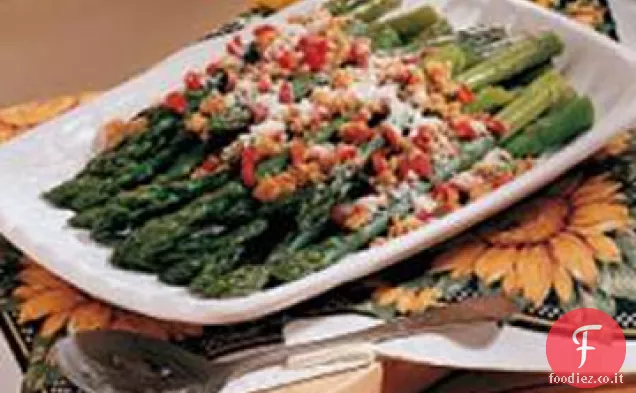 Asparagi con Pimientos