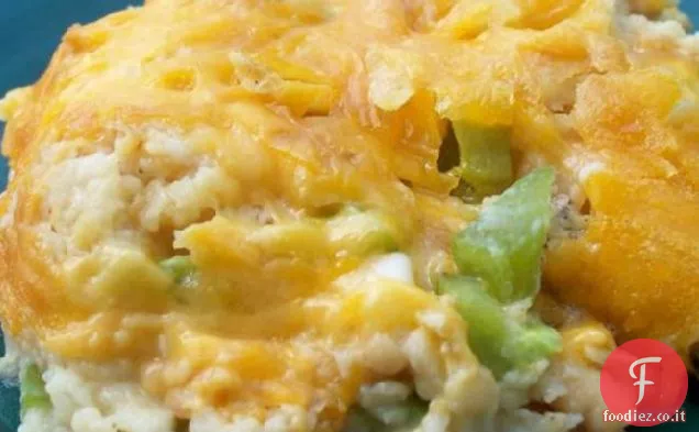 Deliziosa casseruola di pepe verde