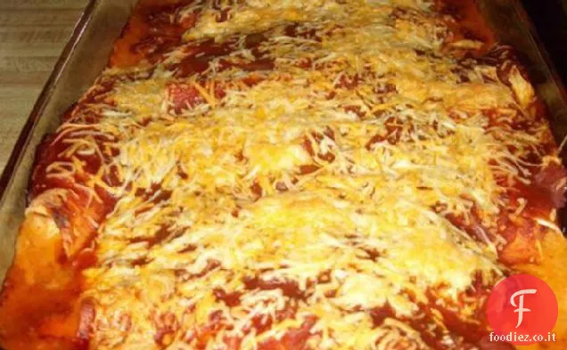 Enchiladas di pollo cremoso