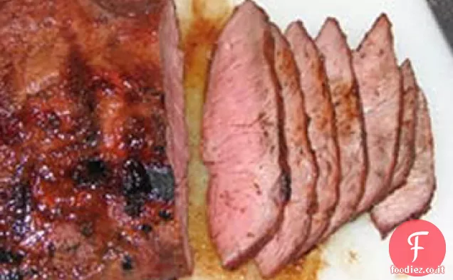Bistecca di ferro piatto ubriaco