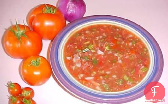 Salsa da giardino fresca fatta in casa