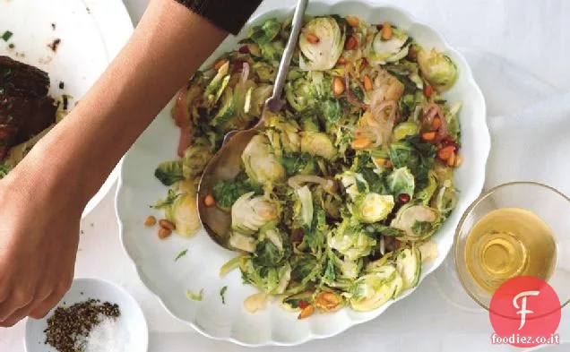 Rasato Brussels Germoglio e scalogno Sauté