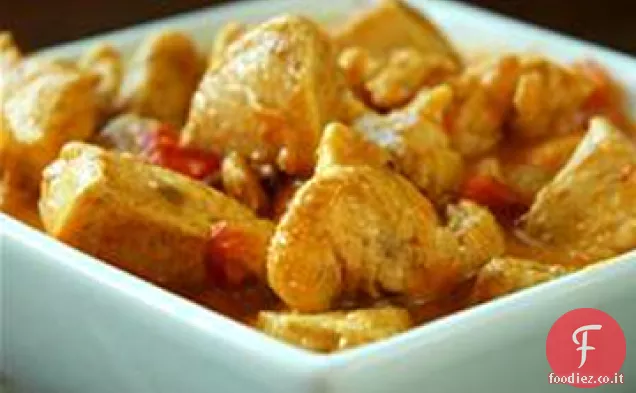 Pollo al cocco al curry