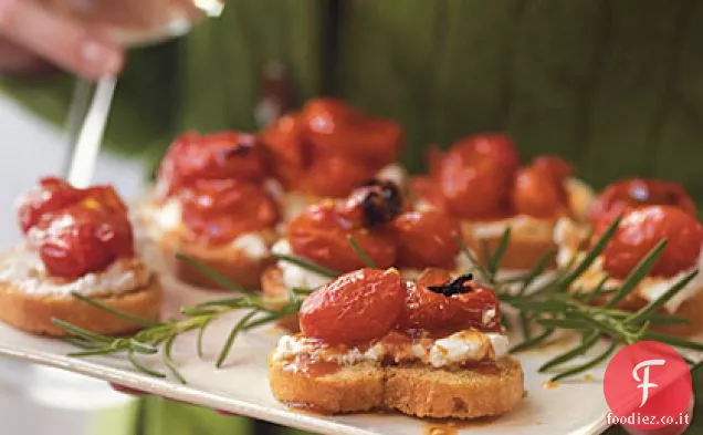 Crostini di Pomodoro d'Uva al miele