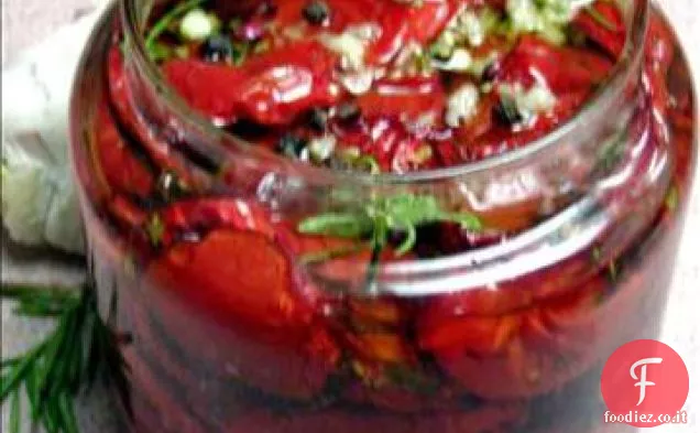 Pomodori alle erbe essiccati al forno