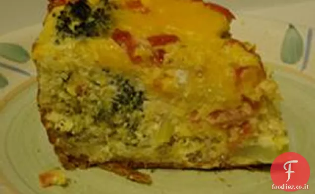 Broccoli e formaggio Brunch Casseruola