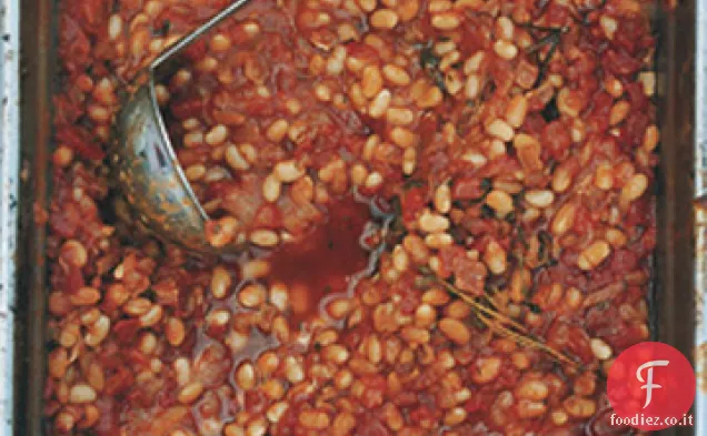 Pomodoro a cottura lenta e Fagioli bianchi alle erbe